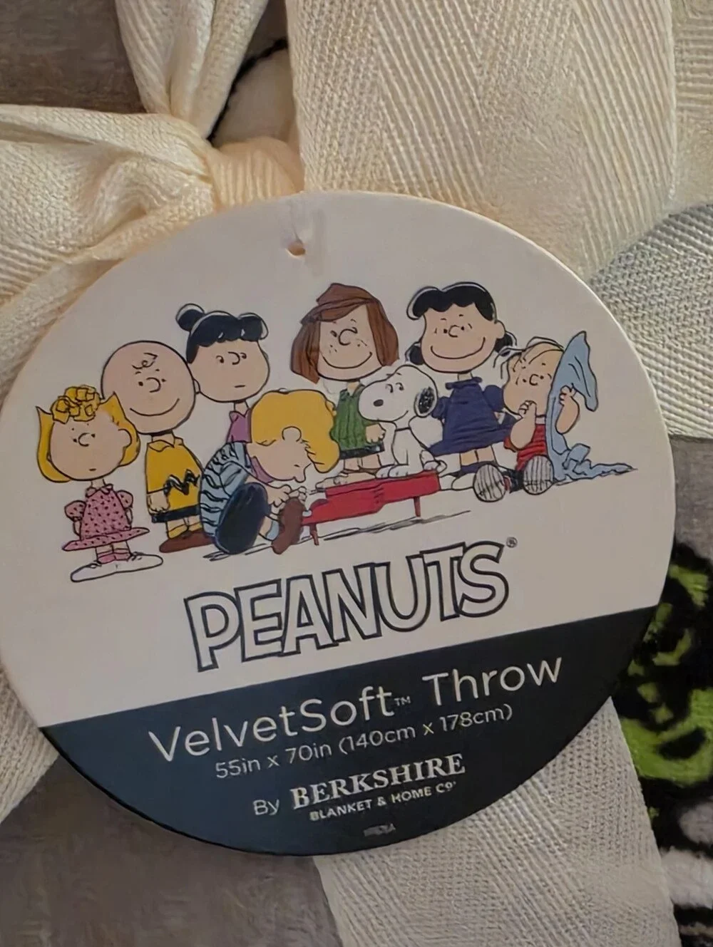 Peanuts Halloween Snoopy Mummy Skeleton Velvet Soft Blanket